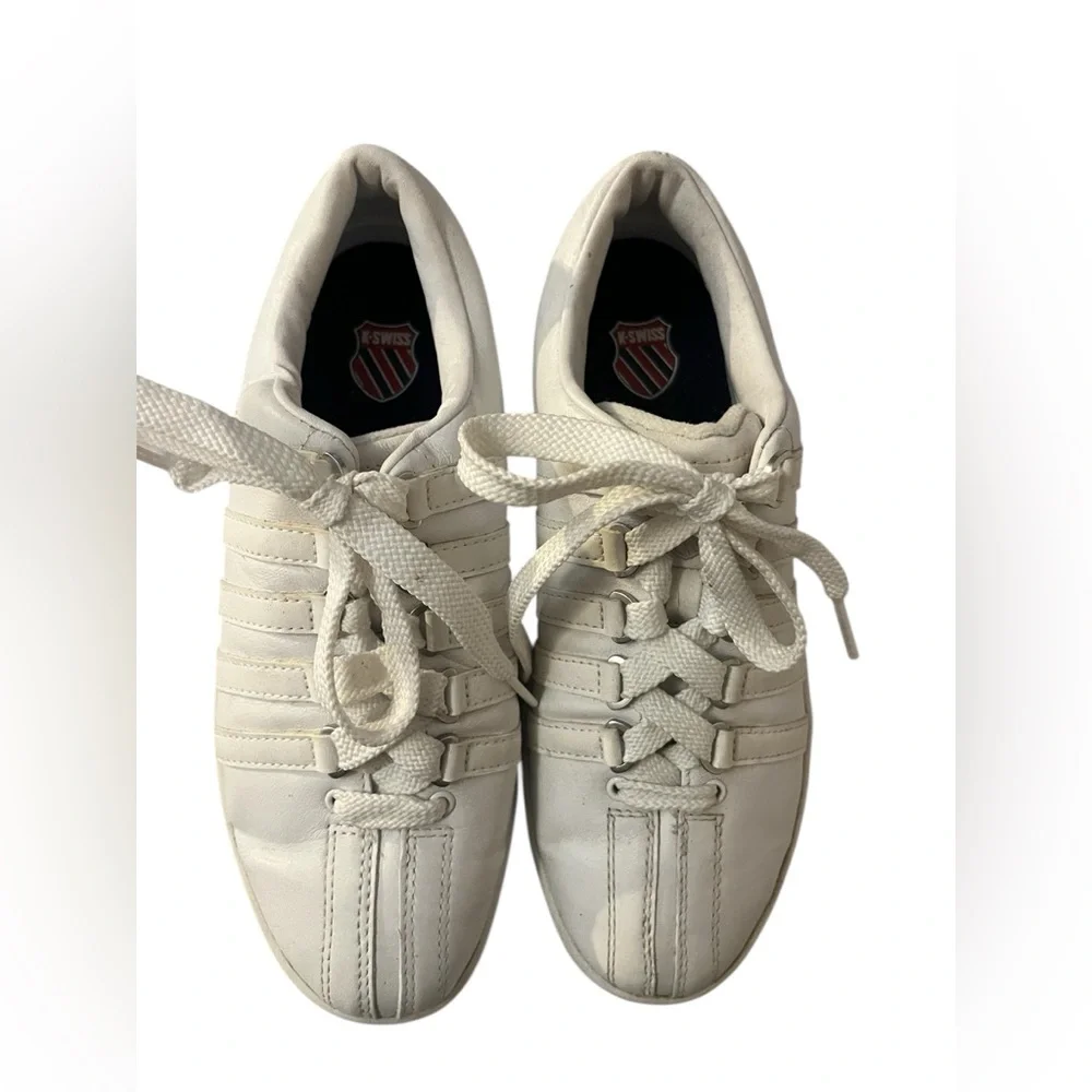 K-Swiss Women's White Low-Top Sneakers